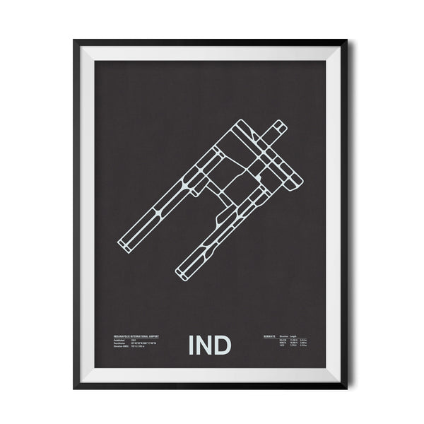 IND: Indianapolis International Airport Screenprint