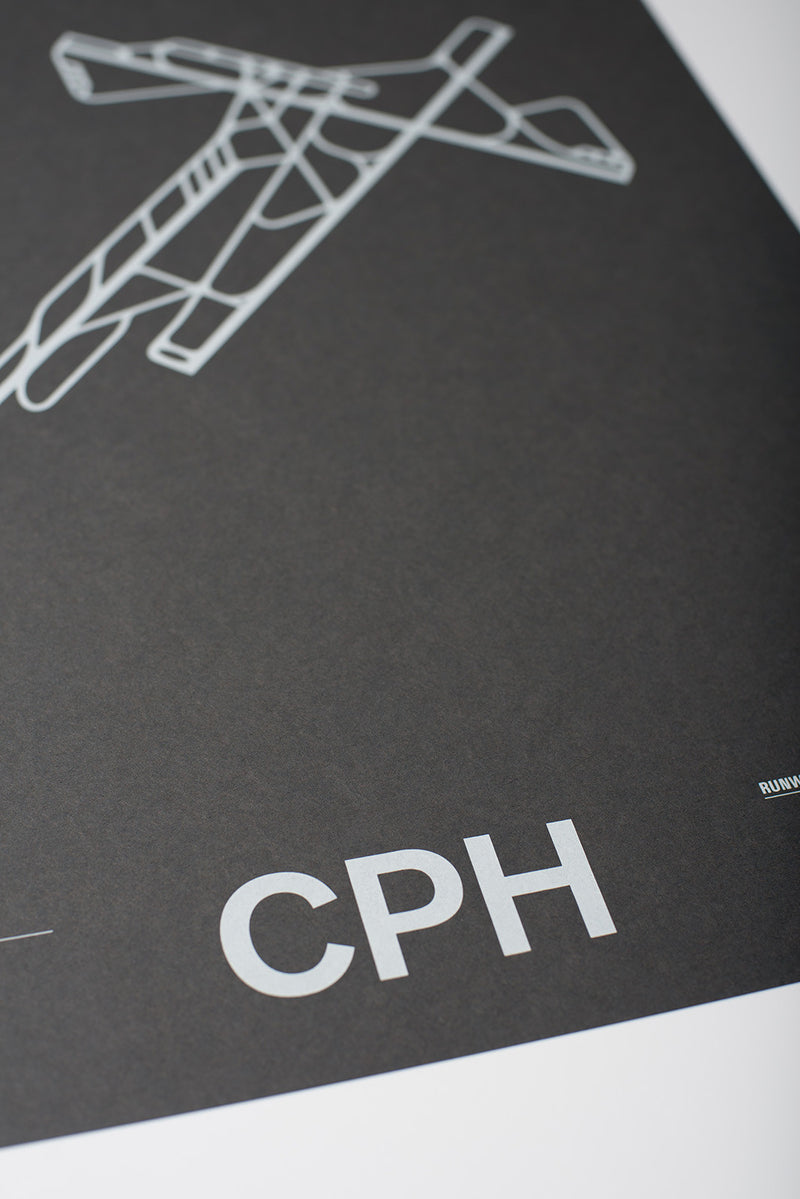 CPH: Copenhagen Airport Screenprint