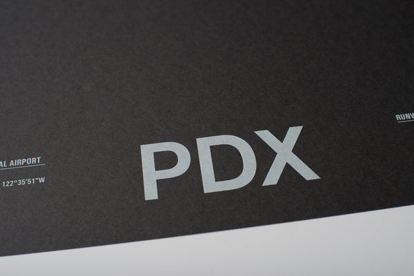 PDX: Portland International Airport Screenprint