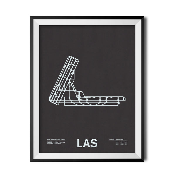 LAS: Harry Reid International Airport Screenprint