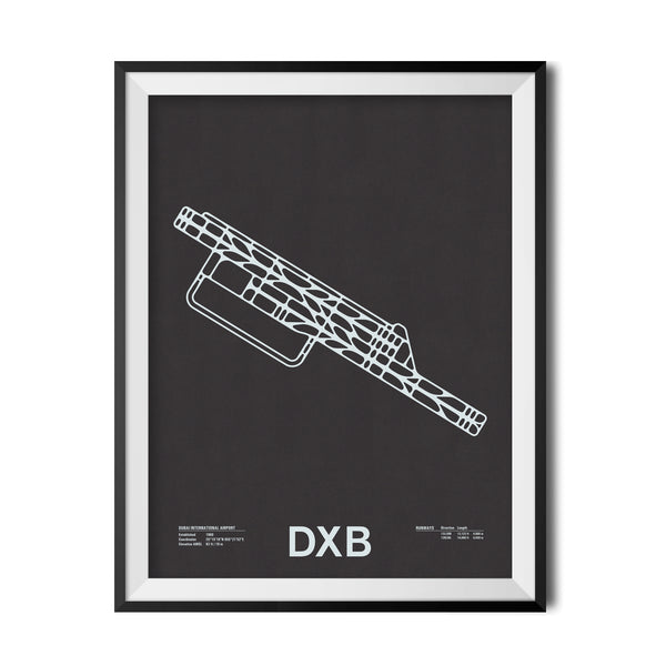 DXB: Dubai International Airport Screenprint