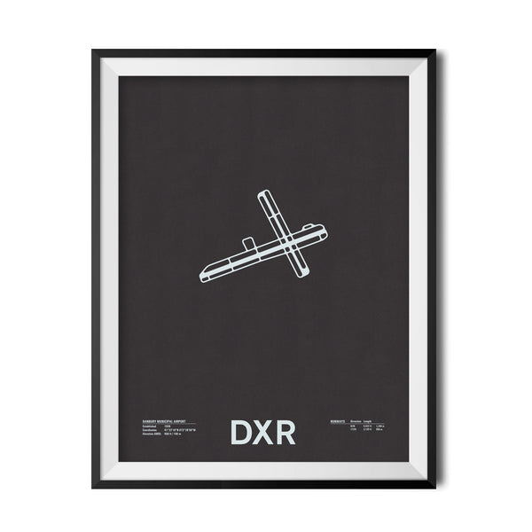 DXR: Danbury Municipal Airport Screenprint