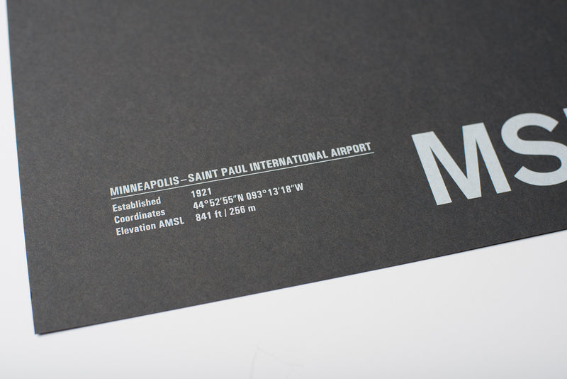 MSP: Minneapolis St-Paul International Screenprint