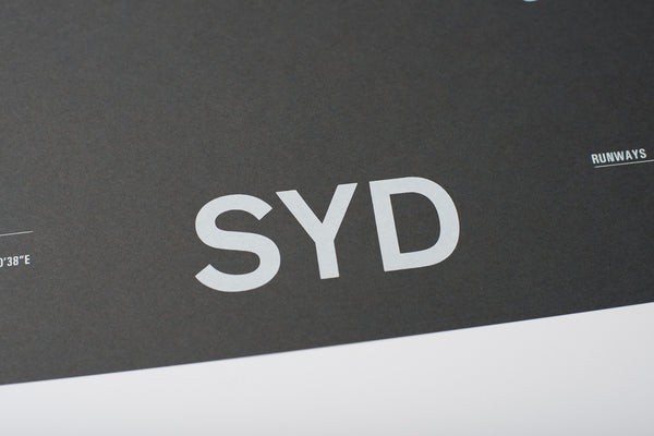 SYD: Sydney Airport Screenprint