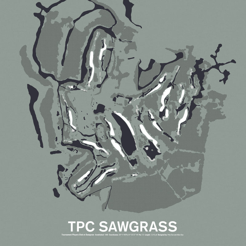 TPC at Sawgrass Screenprint Poster