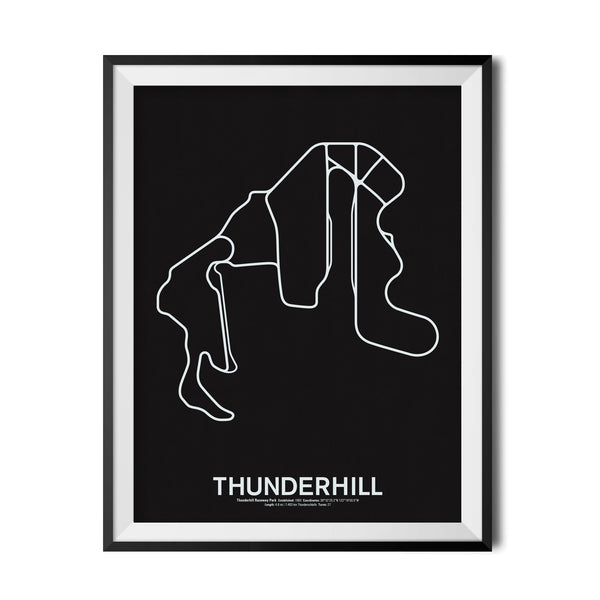Thunderhill Raceway Park Screenprint