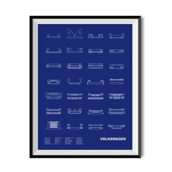 Auto Icon Screen Print Series: Volkswagen