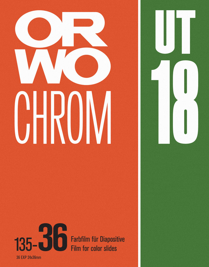 ORWO Chrom UT18 Vintage Photo Film Screenprint